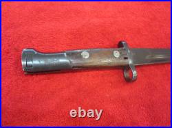 Yugoslavian Model 1924 (AT3) Long Bayonet with matching # Scabbard
