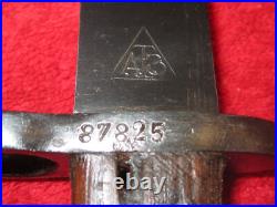 Yugoslavian Model 1924 (AT3) Long Bayonet with matching # Scabbard Yugoslavian Model 1924 (AT3) Long Bayonet with matching # Scabbard