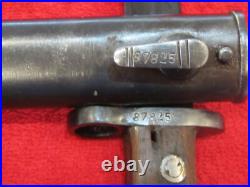 Yugoslavian Model 1924 (AT3) Long Bayonet with matching # Scabbard