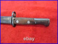 Yugoslavian Model 1924 (AT3) Long Bayonet with matching # Scabbard