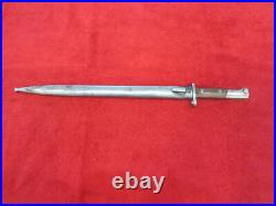 Yugoslavian Model 1924 Long Bayonet with matching # Scabbard