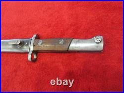 Yugoslavian Model 1924 Long Bayonet with matching # Scabbard