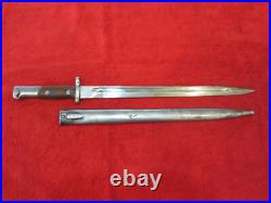 Yugoslavian Model 1924 Long Bayonet with matching # Scabbard Yugoslavian Model 1924 Long Bayonet with matching # Scabbard