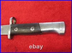 Yugoslavian Model 1924 Long Bayonet with matching # Scabbard