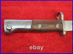 Yugoslavian Model 1924 Long Bayonet with matching # Scabbard