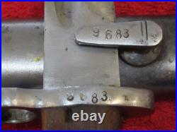 Yugoslavian Model 1924 Long Bayonet with matching # Scabbard